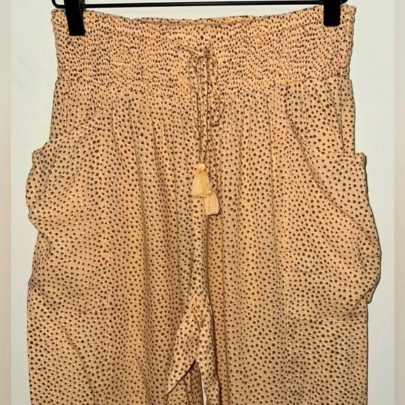 Aerie Women’s Easy Pocket Jogger Pants in Orange/Brown Leopard Print Size S - Picture 4 of 5